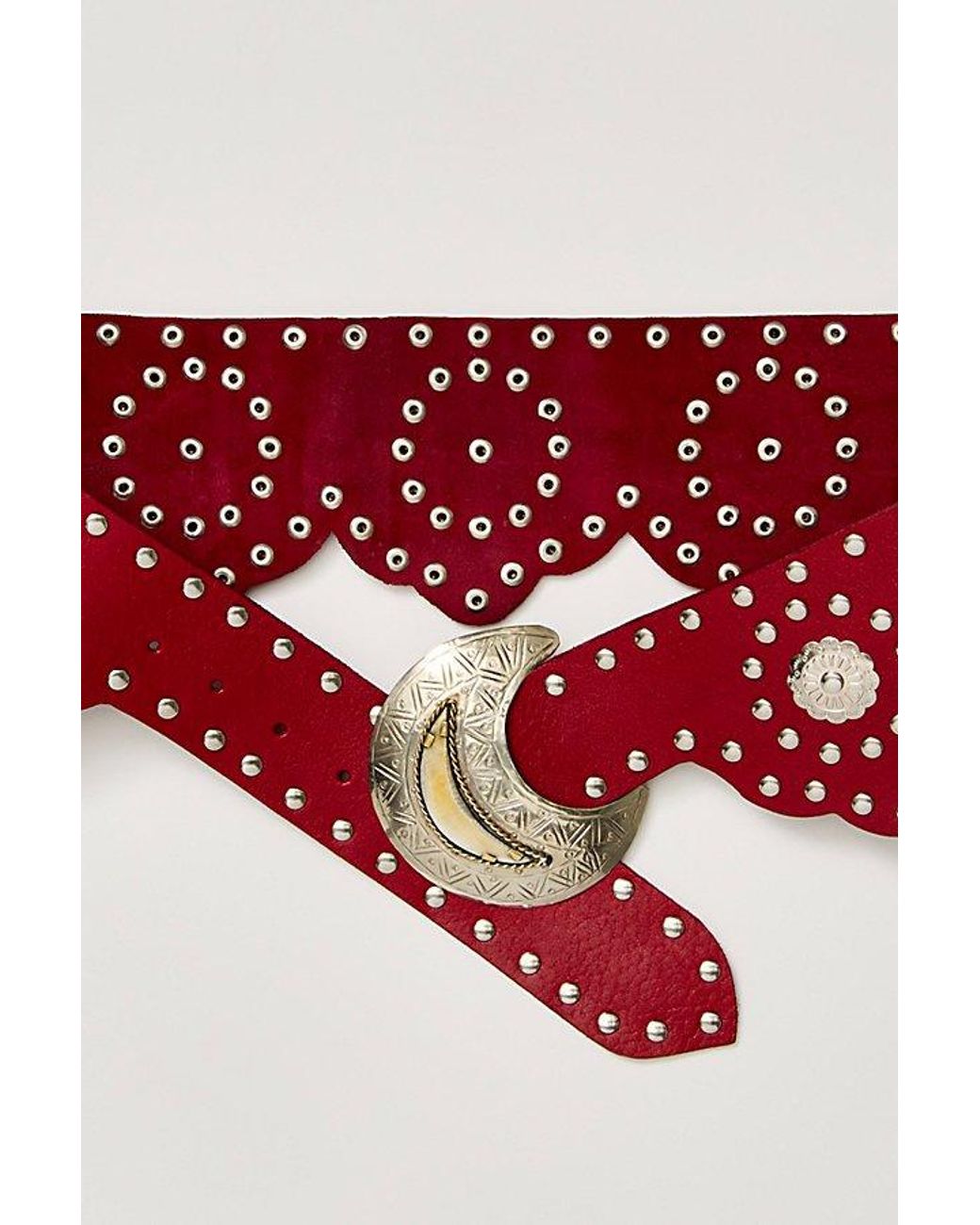 Free People Full Moon Fever Belt in Red | Lyst display picture 3