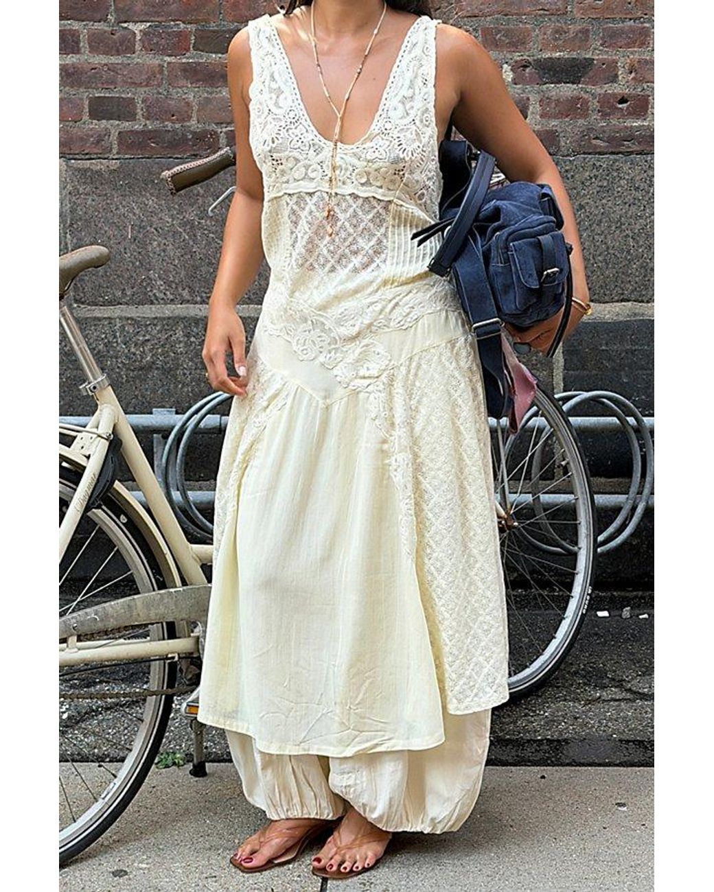 Intimately By Free People Multicolor This Is The One Midi Slip Dress By