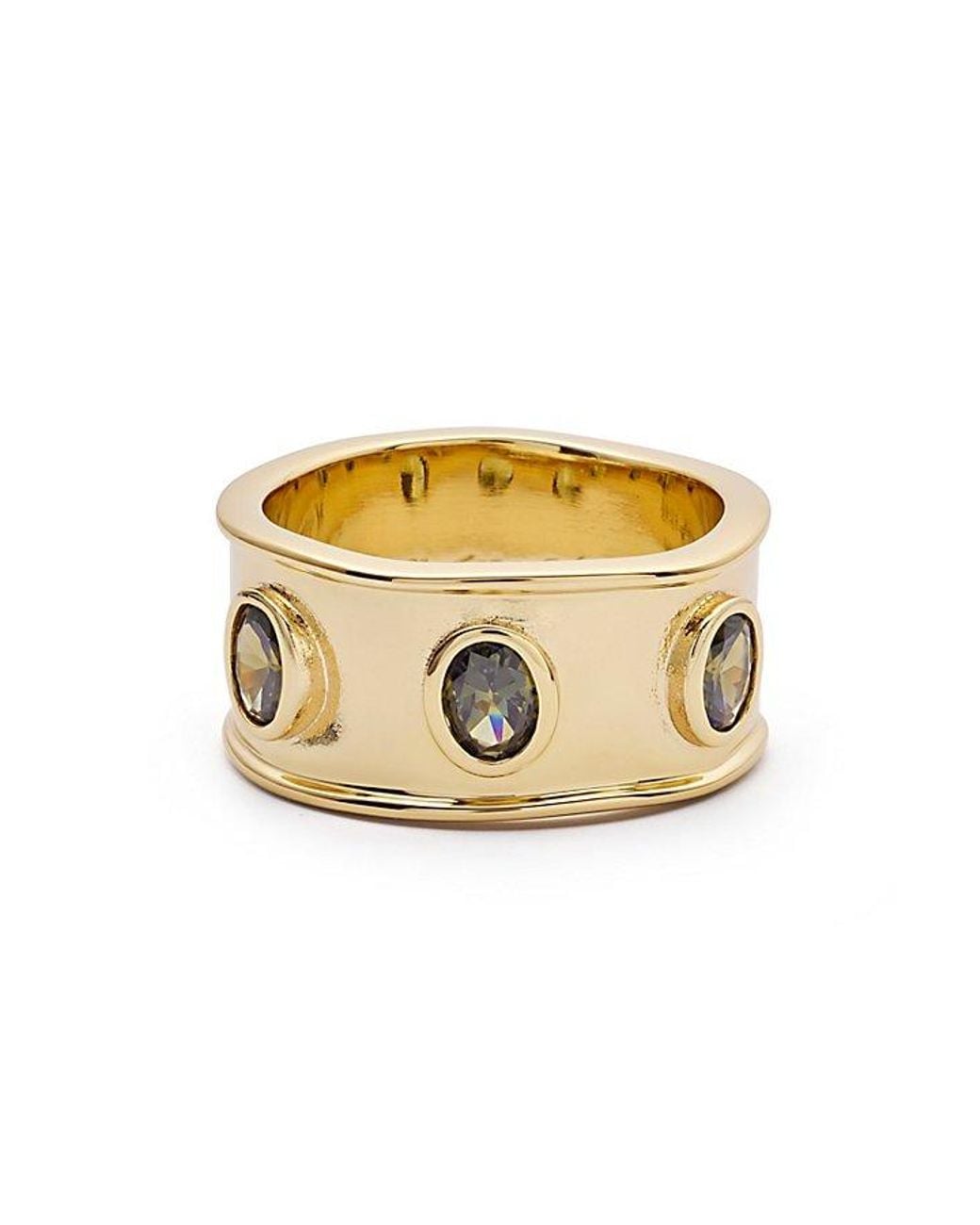 Daisy London Metallic X Free People Nellie Triple Stone Ring