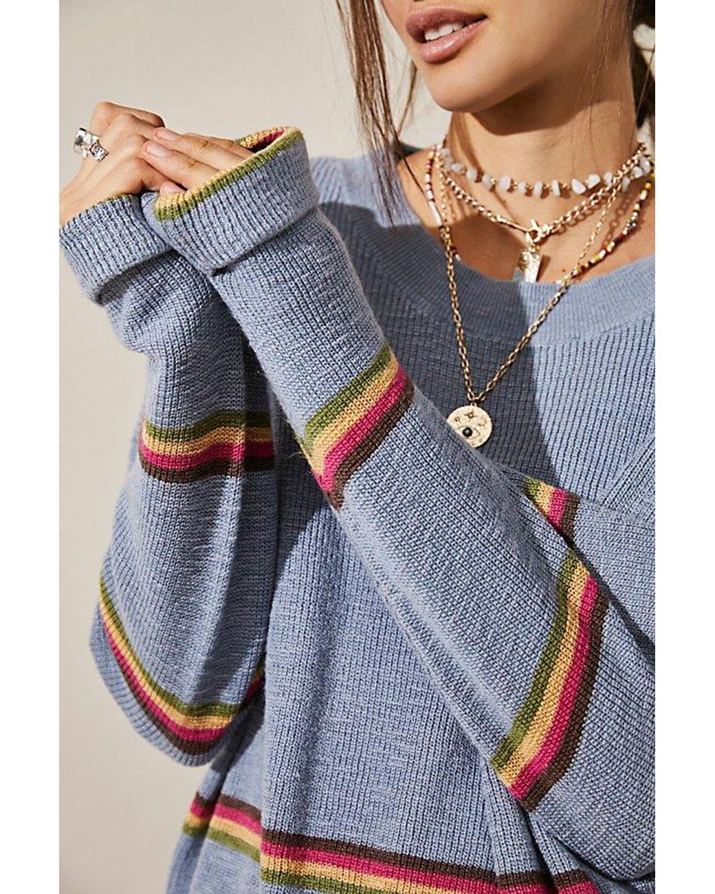 free-est Natural Mariner Sweater Co-ord