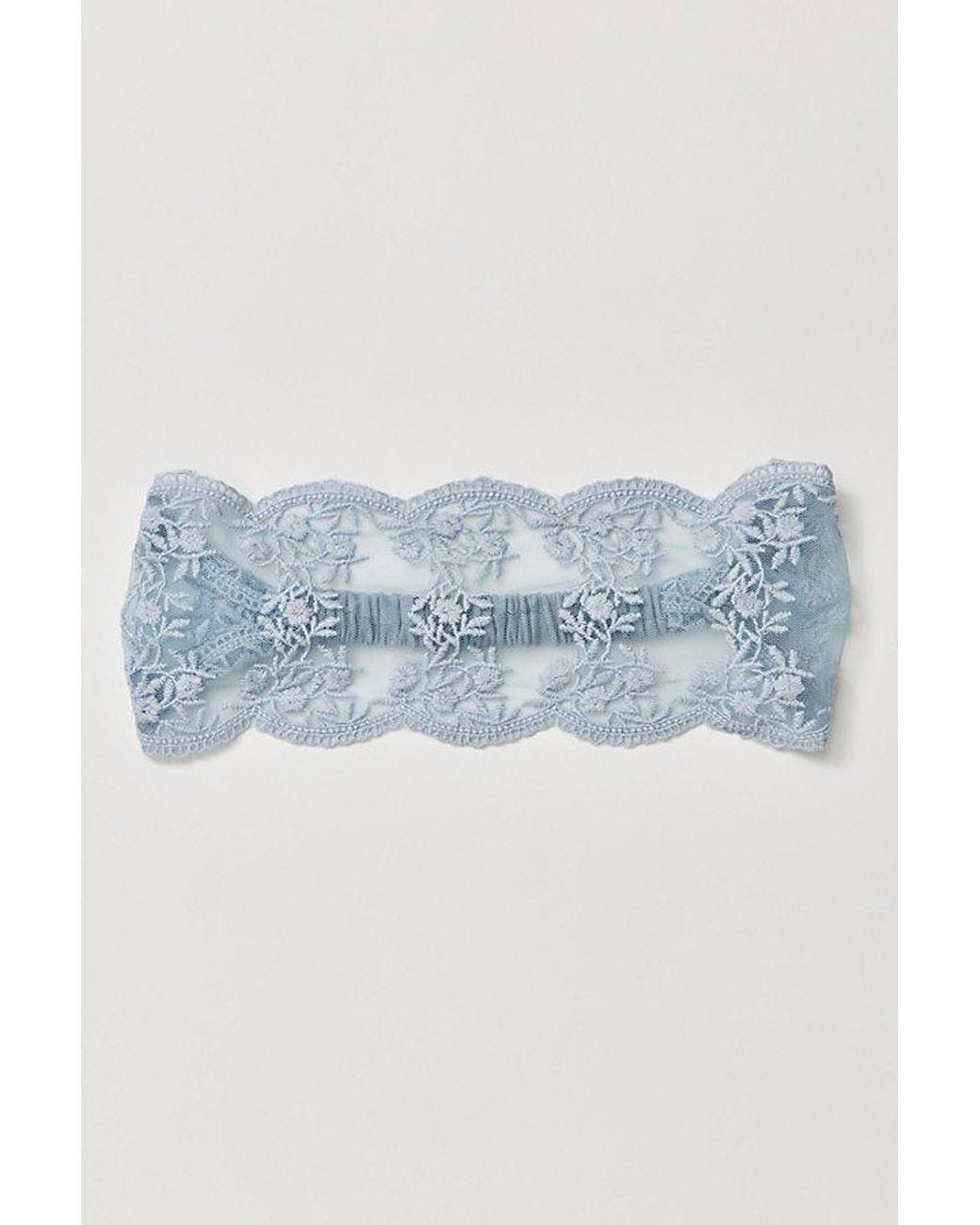 Free People Blue Solana Lace Headband