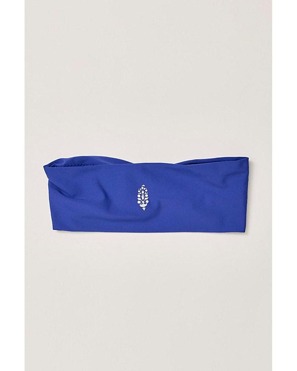 Free People Blue Slam Dunk Silicone Grip Soft Headband