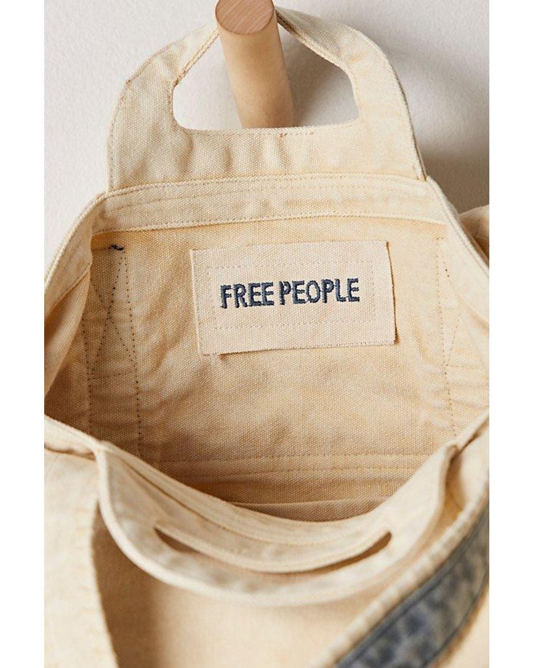 Free People Natural Cordes Canvas Tote