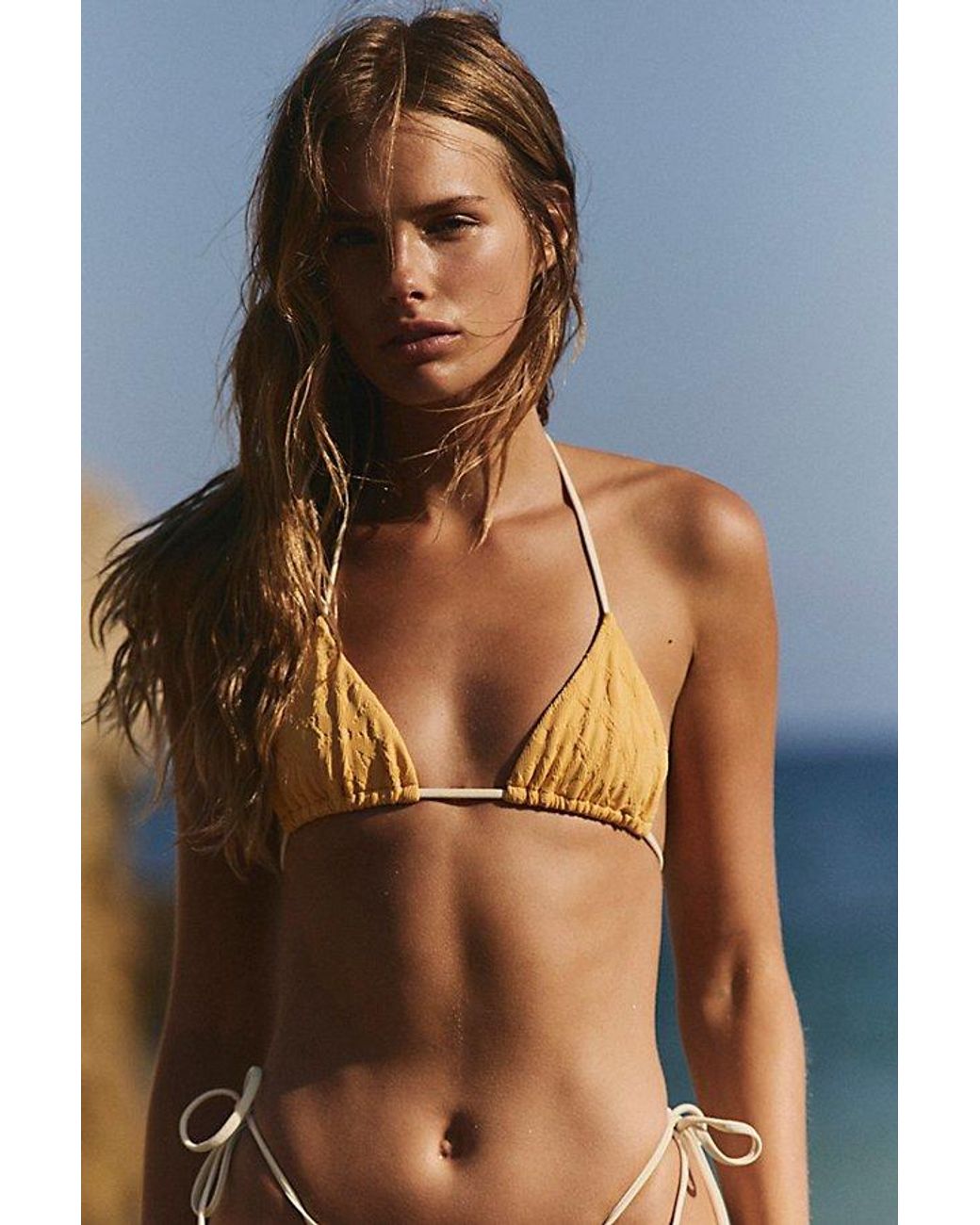 free-est Blue Michelle Bikini Top
