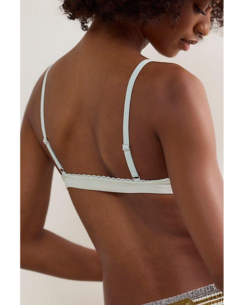 Intimately By Free People Natural Sweet Point Seamless Triangle Bralette By