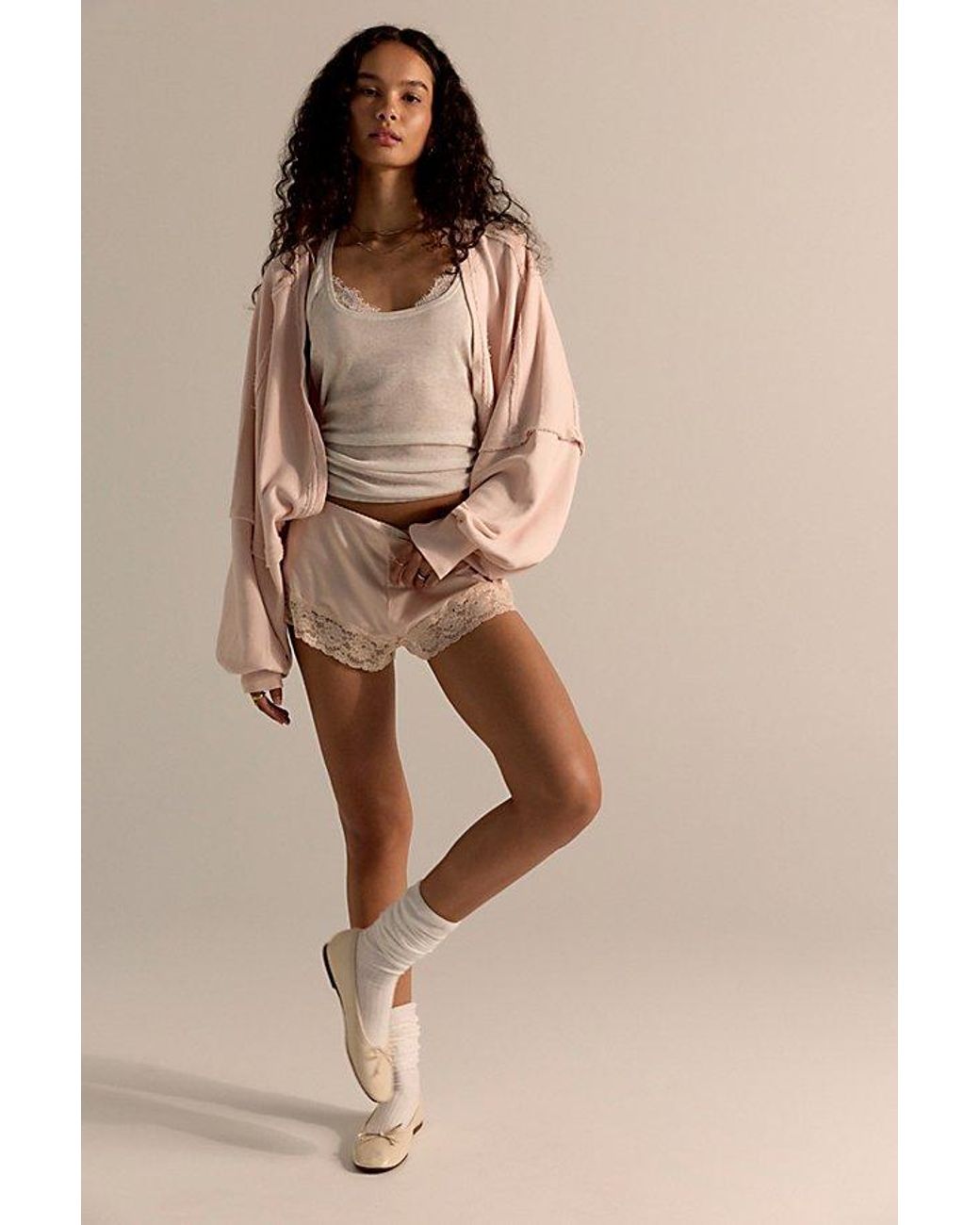 Free People Brown Shrug It Off Sweatshirt