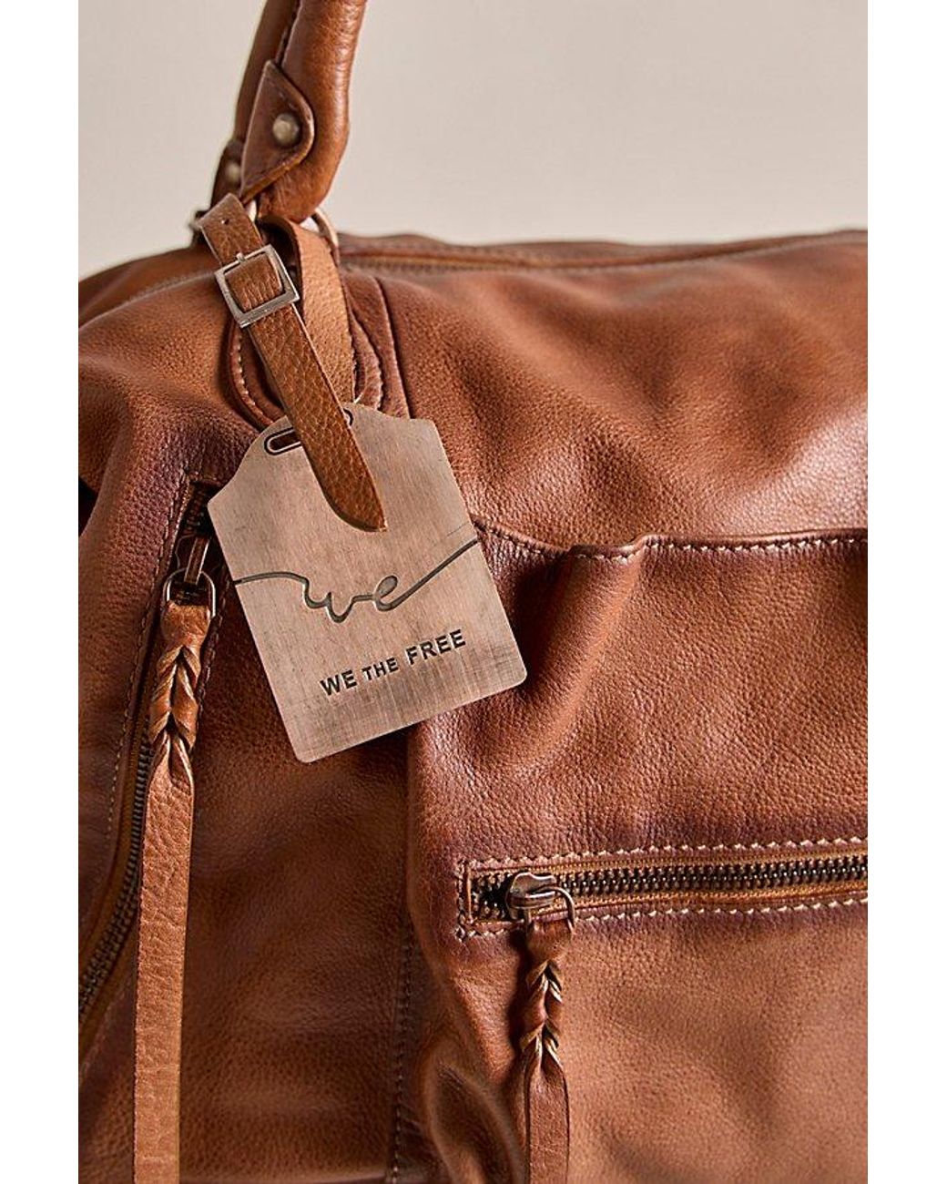 Free People Brown Emerson Tote Bag