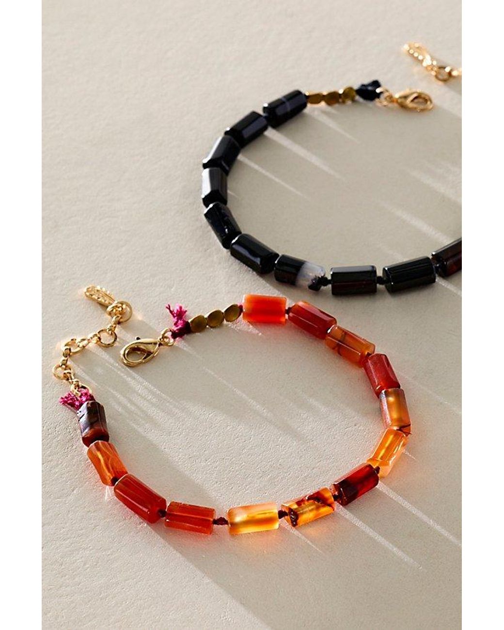 Free People Multicolor Sarri Stone Anklet