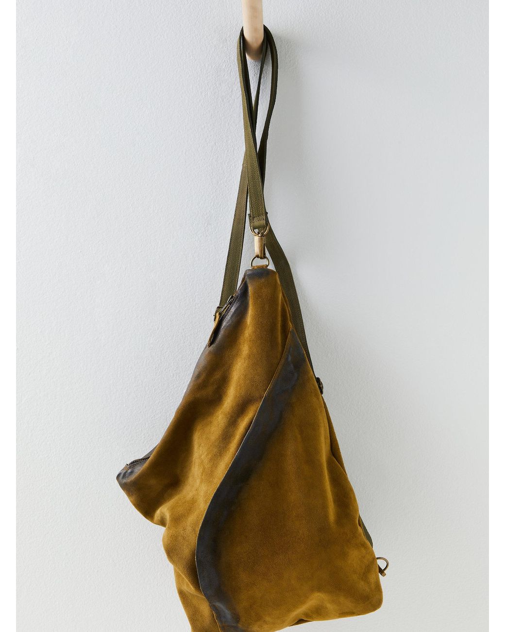 Free People Lexy Suede Convertible Sling in Metallic | Lyst