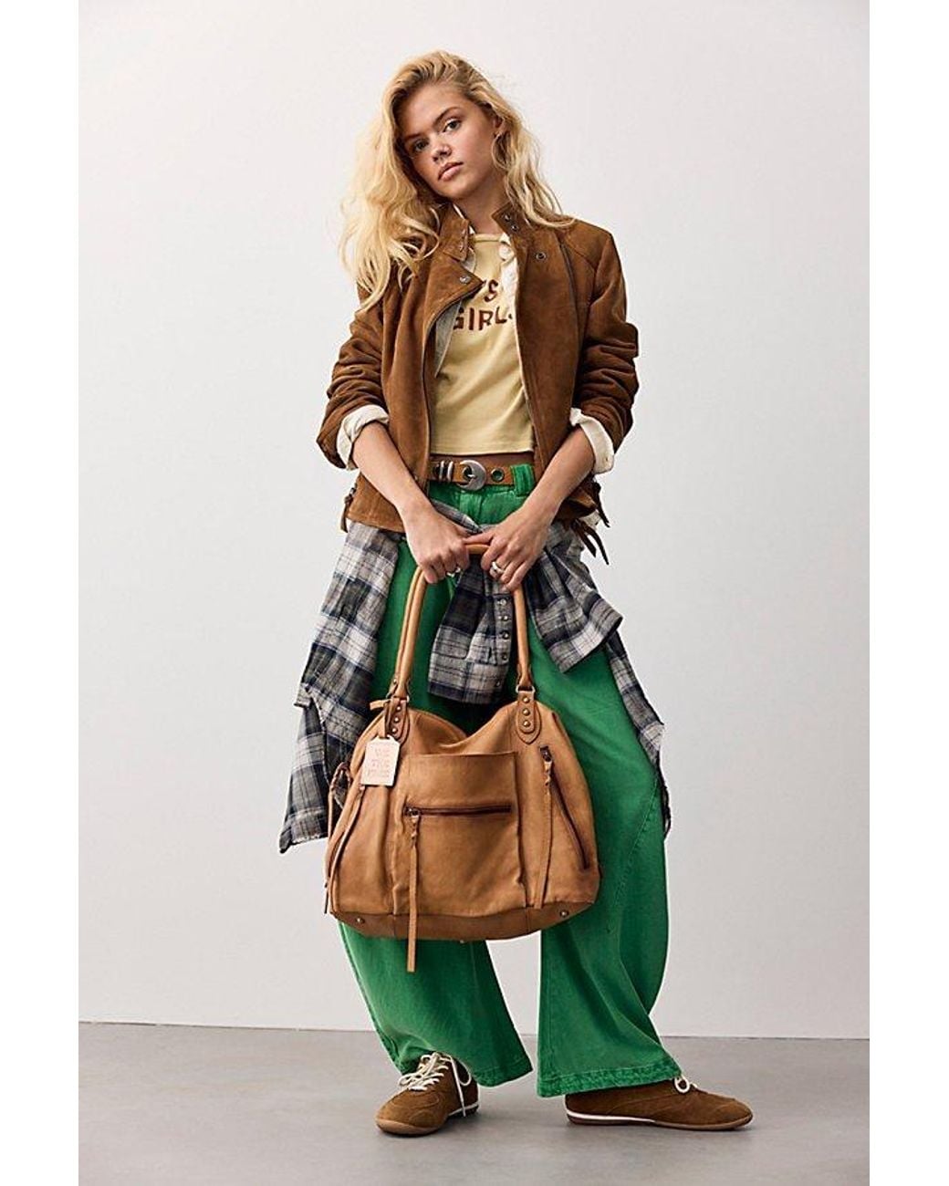 Free People Brown Emerson Tote Bag