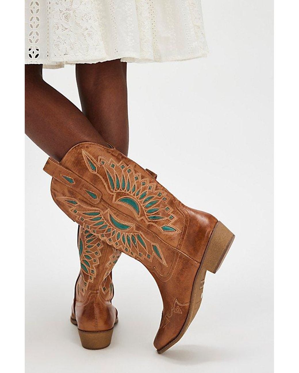 Matisse White Willa Western Boots Shoe By