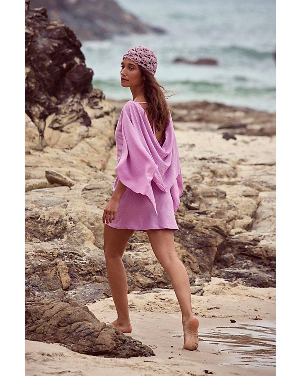 free-est Pink Dara Mini Dress By
