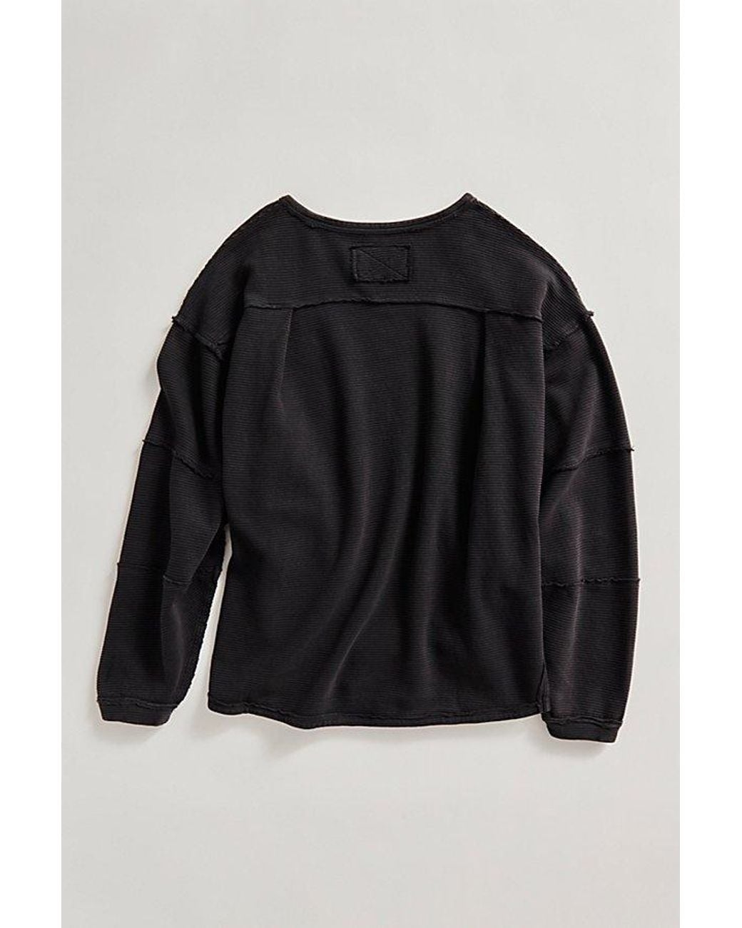 Free People Black Total Eclipse Tee
