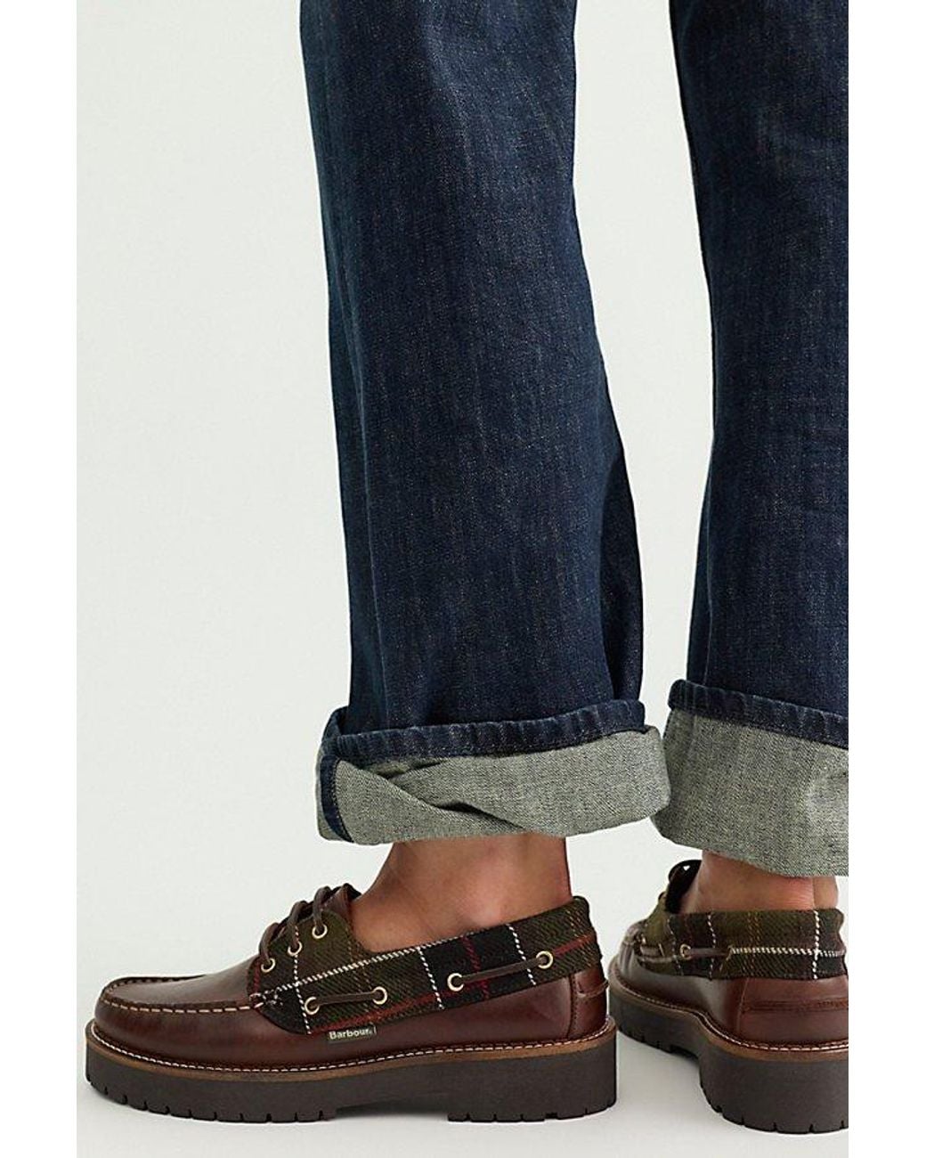 Barbour Blue Darras Boat Shoes Shoe