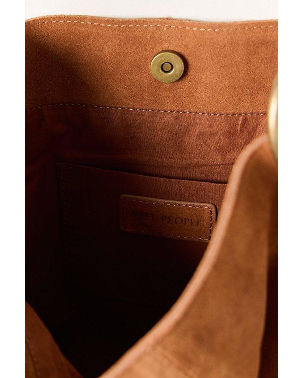 Free People Brown Fort Bucket Bag