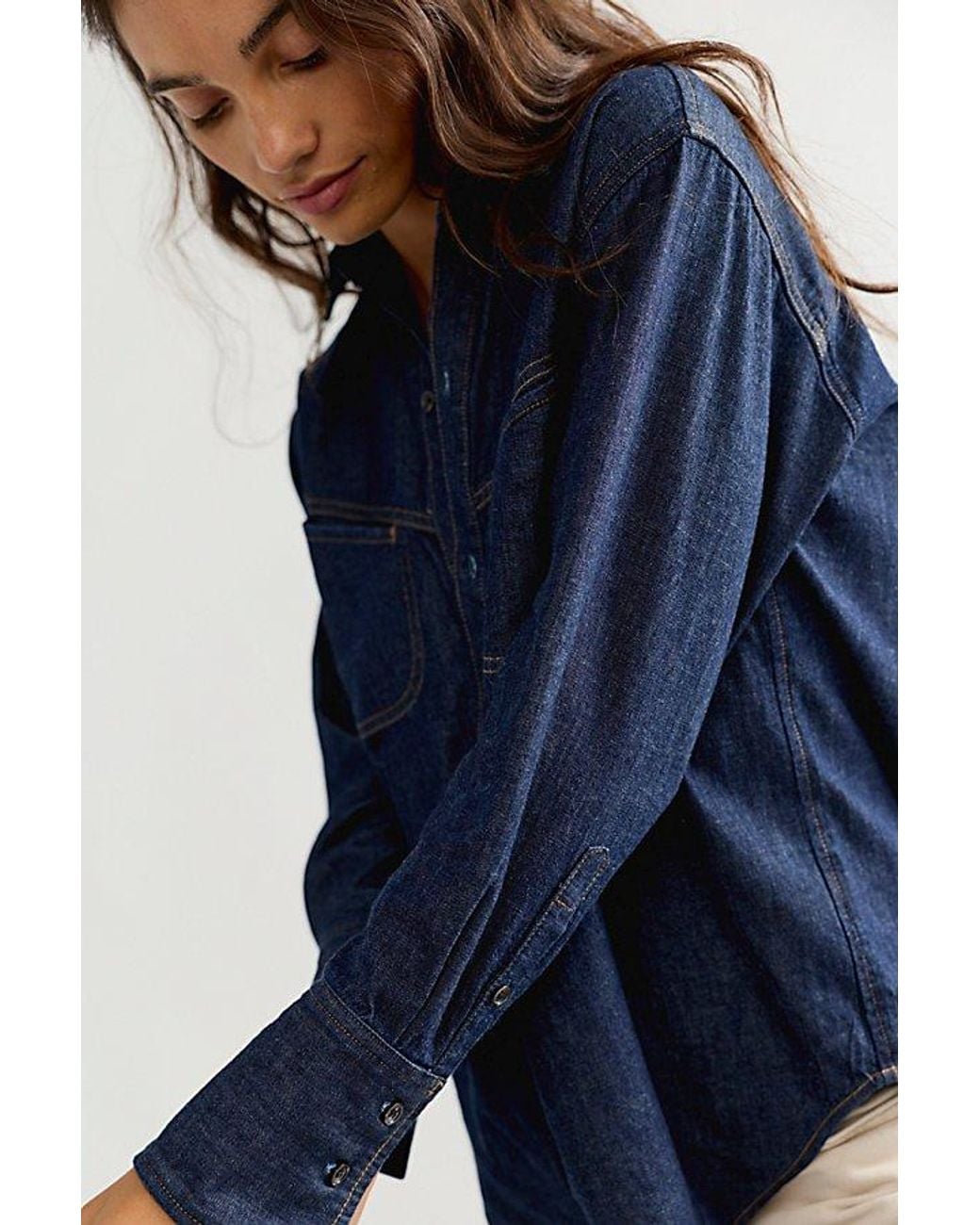 Citizens of Humanity Blue Solene Shirt