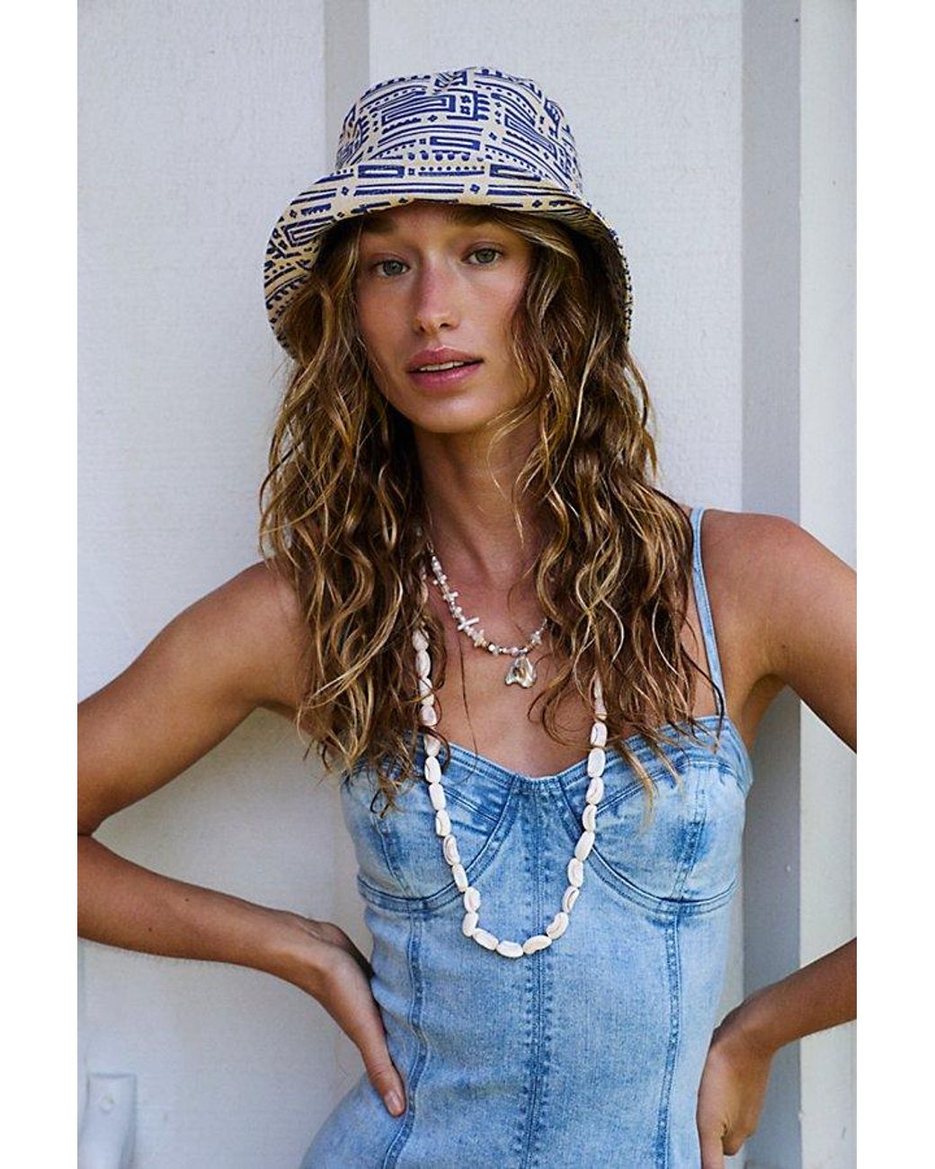 Free People Social Hour Mini Dress in Blue Lyst