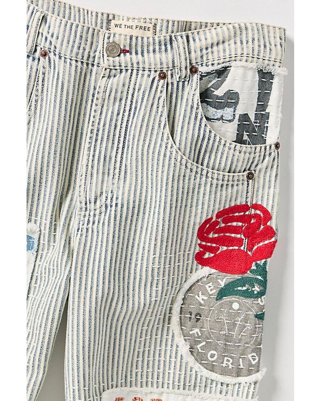 Free People Blue Lost And Found Boyfriend Jeans