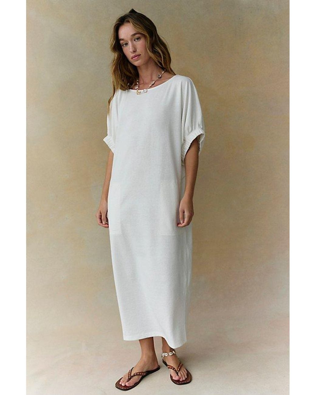 free-est Natural Woke Up Like This Midi Dress By