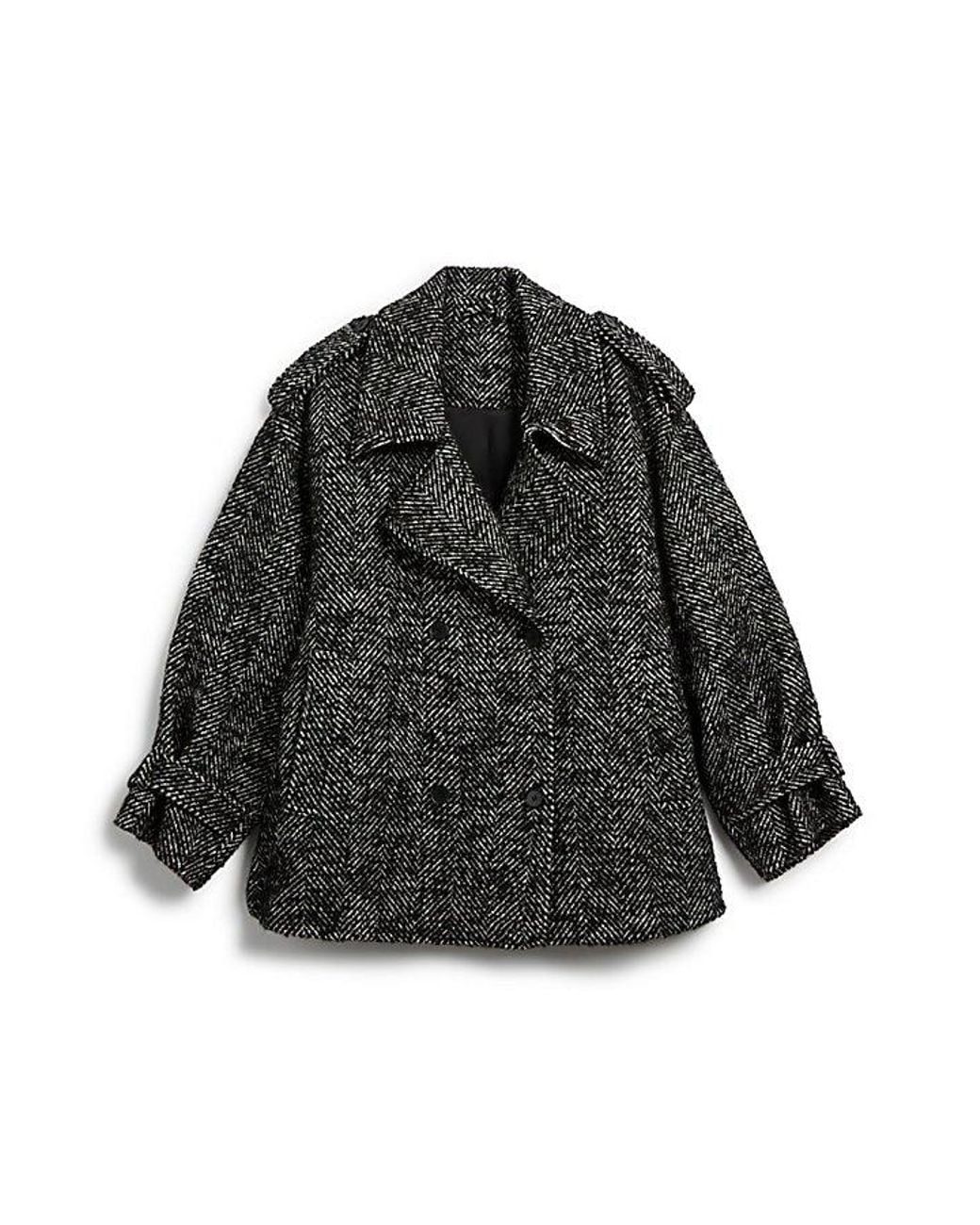 Free People Gray Julien Peacoat