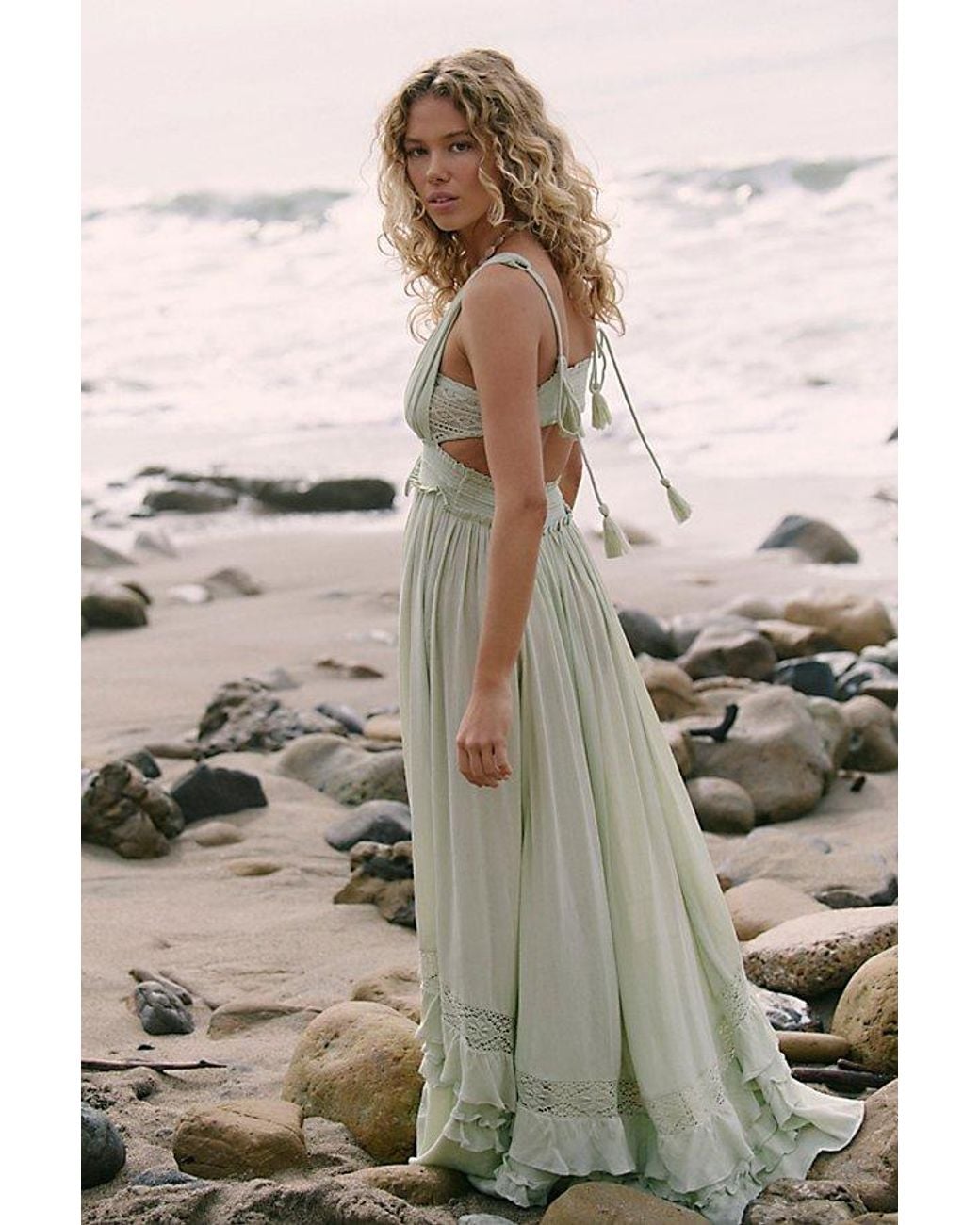 free-est Multicolor Santa Maria Maxi Dress By