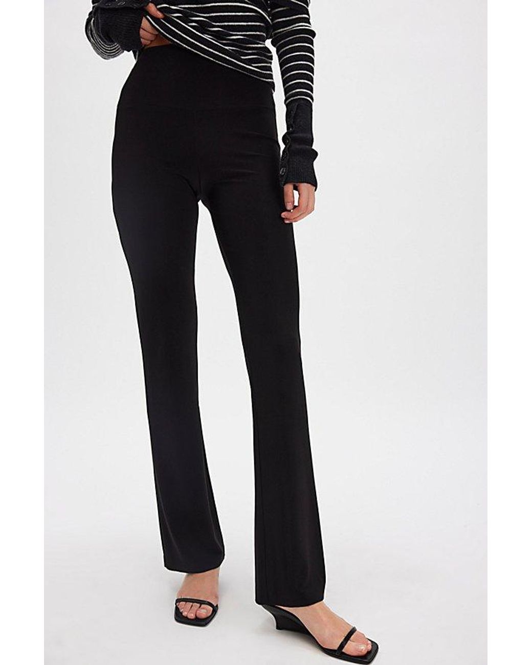 Norma Kamali Black Boot Pants
