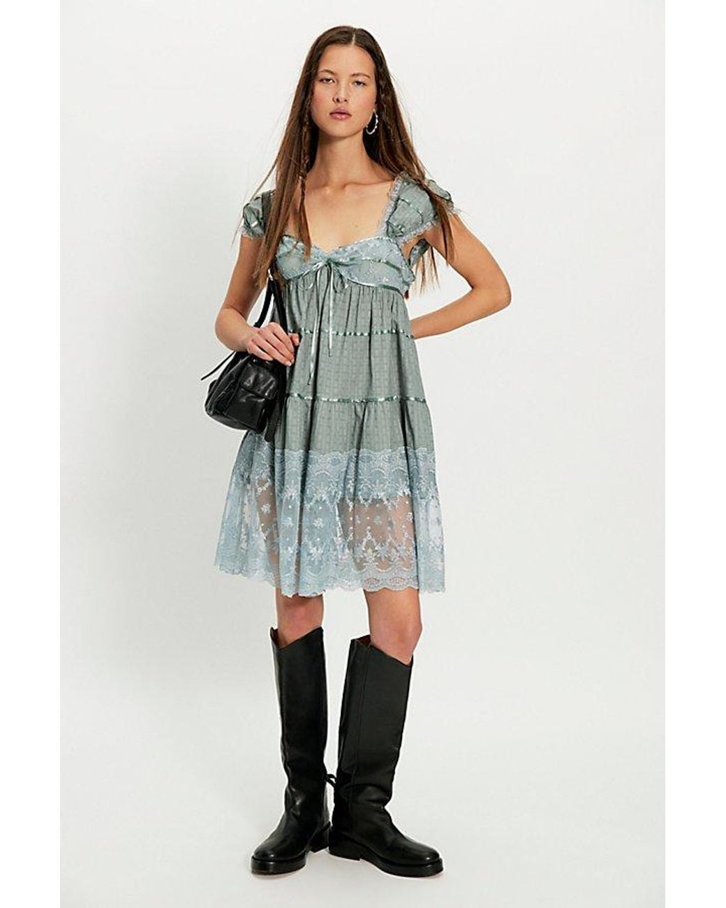 Intimately By Free People Blue One Of A Kind Romper By