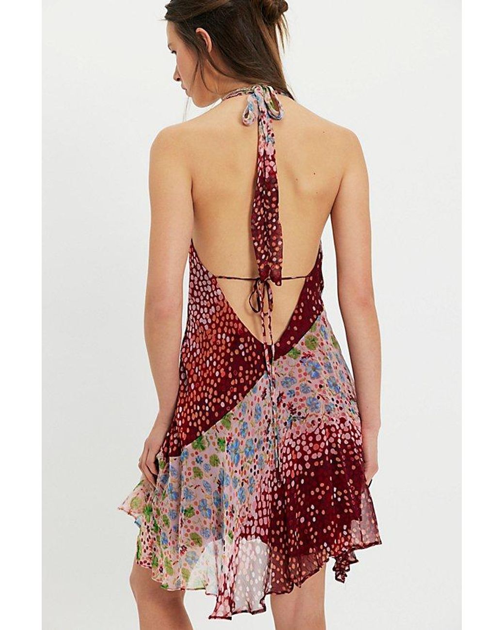 Free People Red Donna Mini Dress