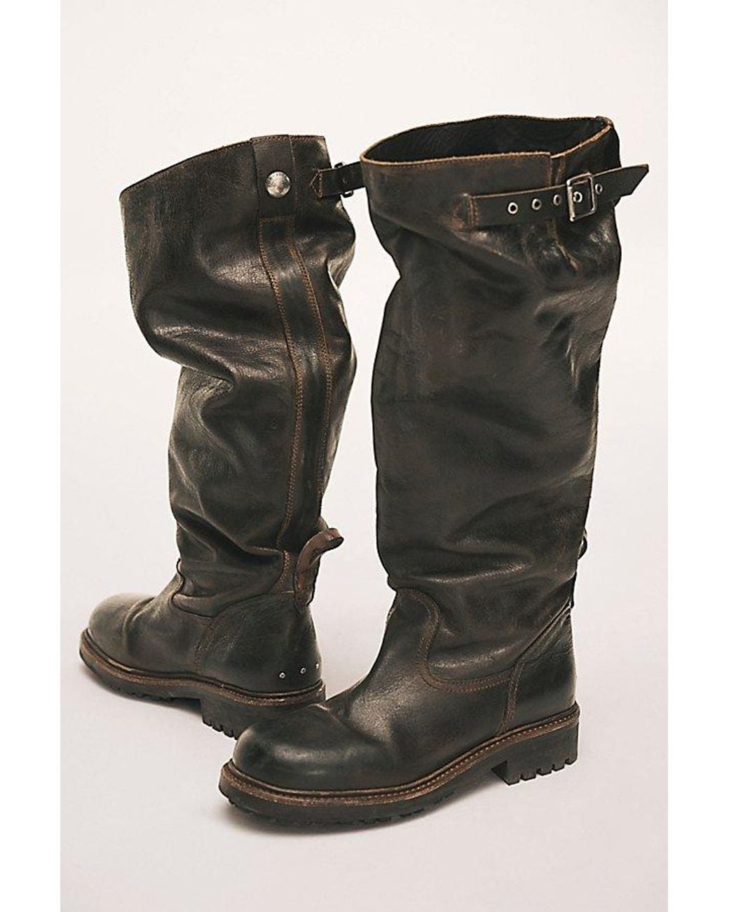 Free People Black Rapids Riding Boots Shoe