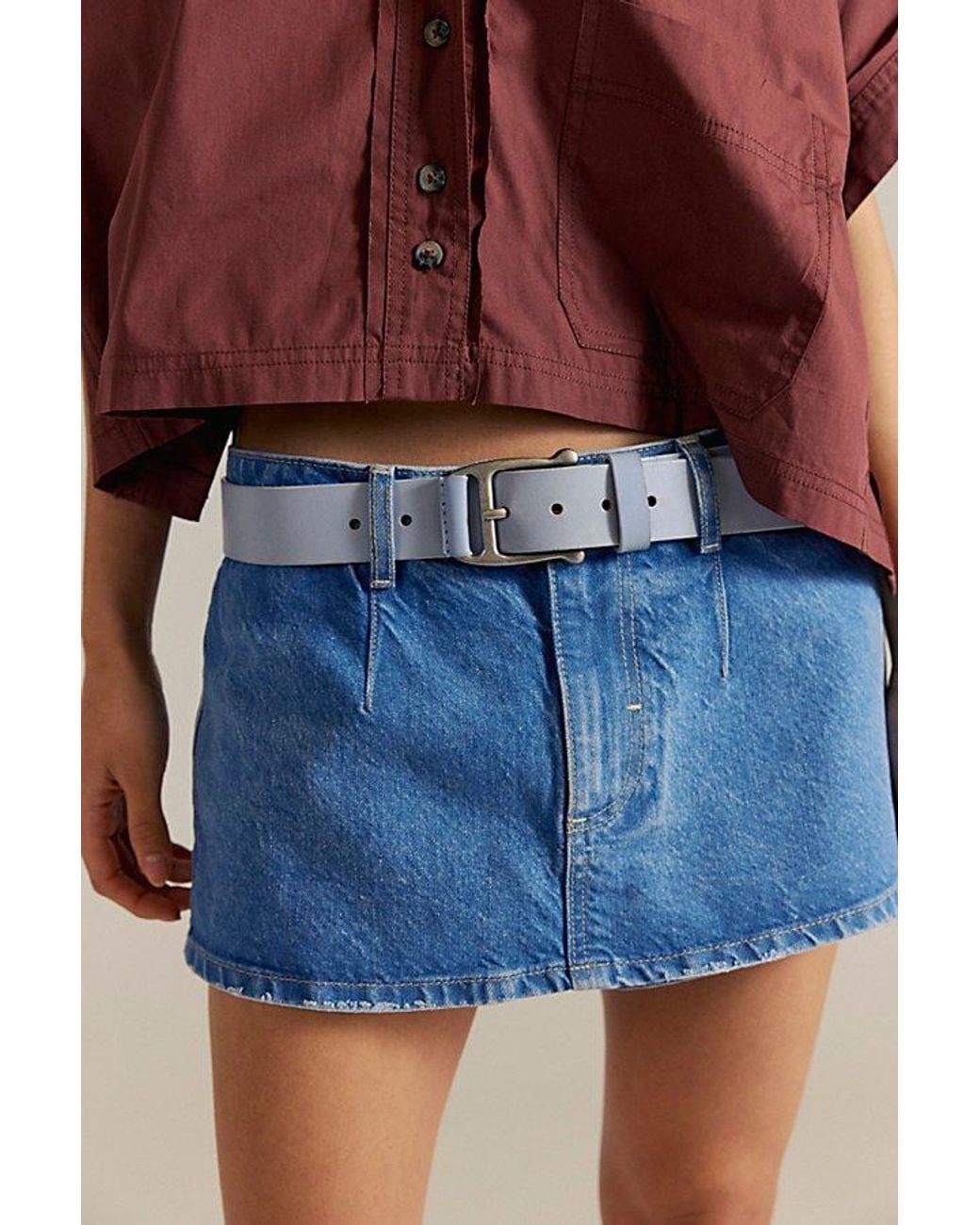 Free People Brown Carraway Leather Belt