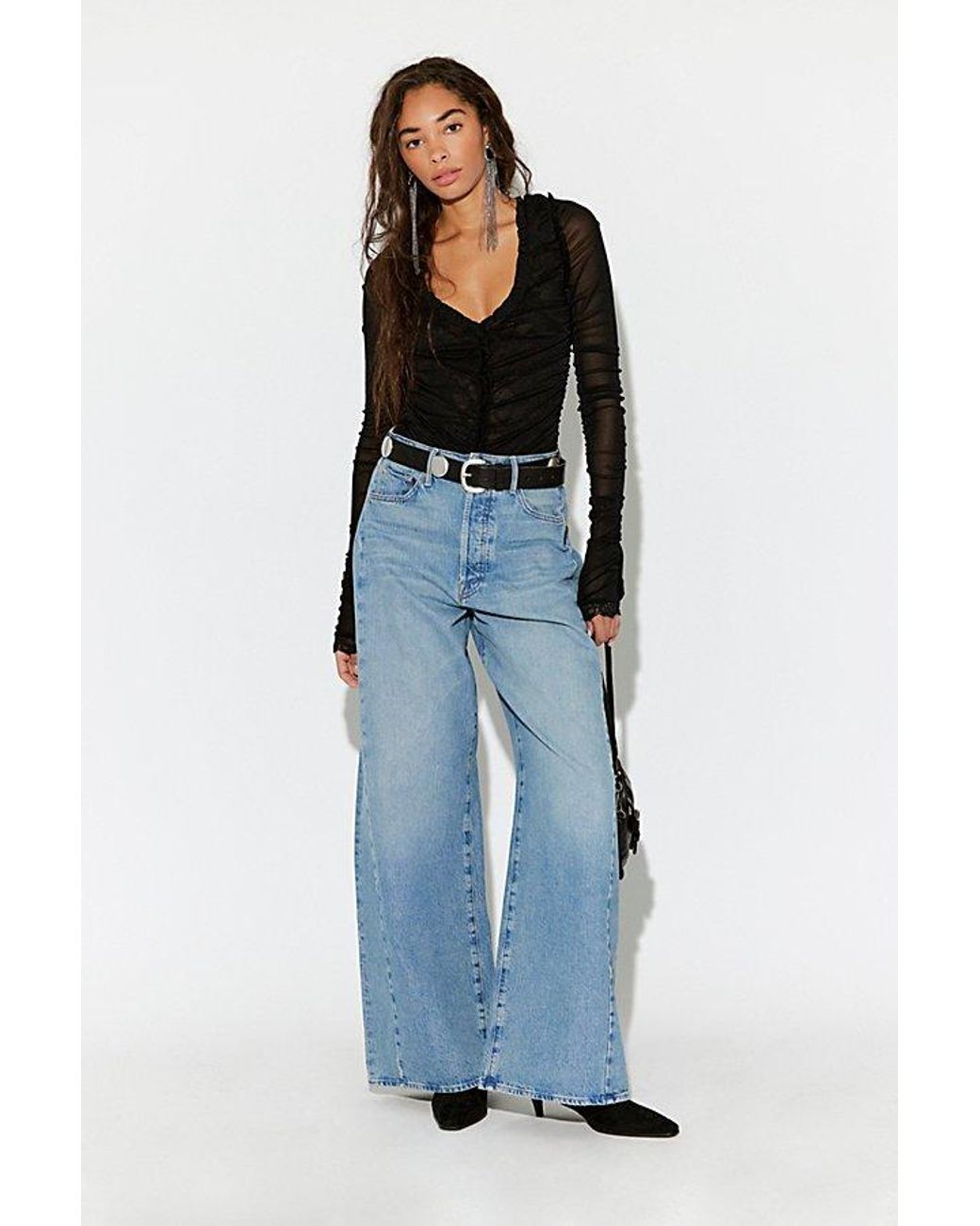Intimately By Free People Black Worn To Be Wild Bodysuit By