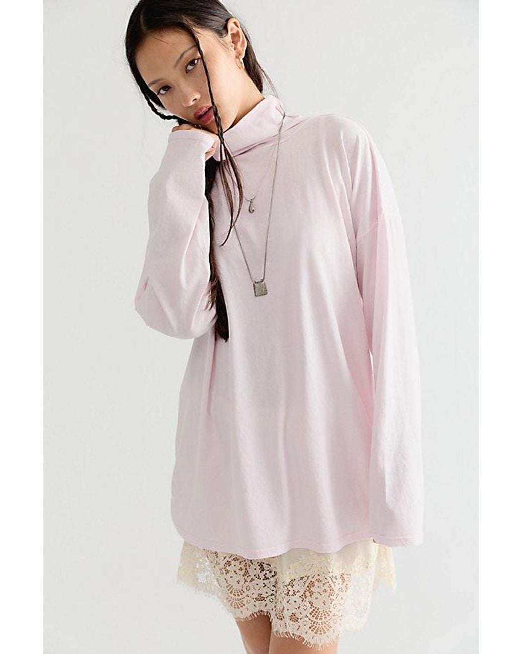 Free People Multicolor Nevada Solid Long Sleeve Top