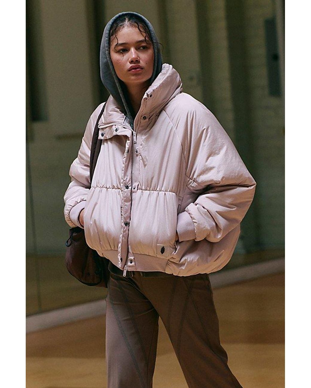Fp Movement Pink Max Out Puffer Jacket