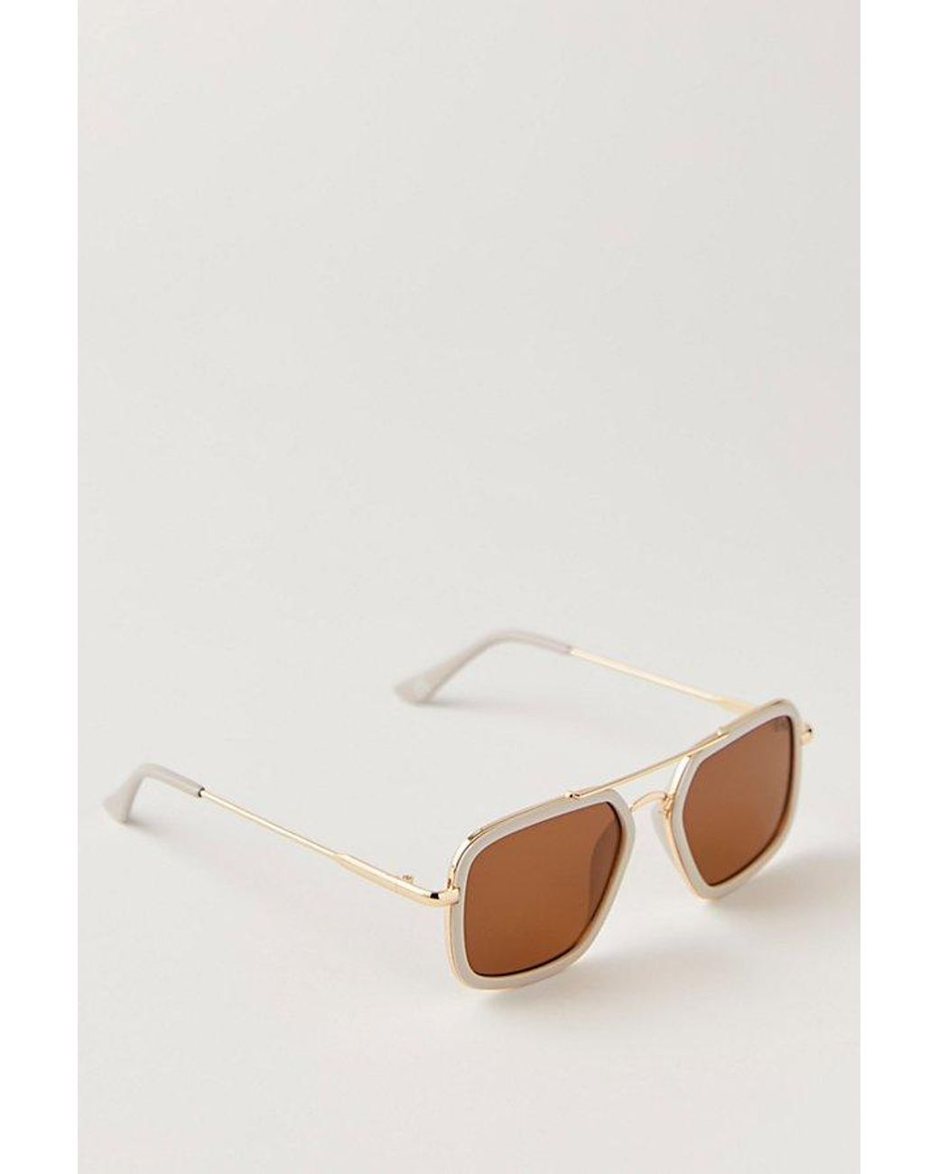 Free People Multicolor Luna Classic Tinted Aviator Sunglasses