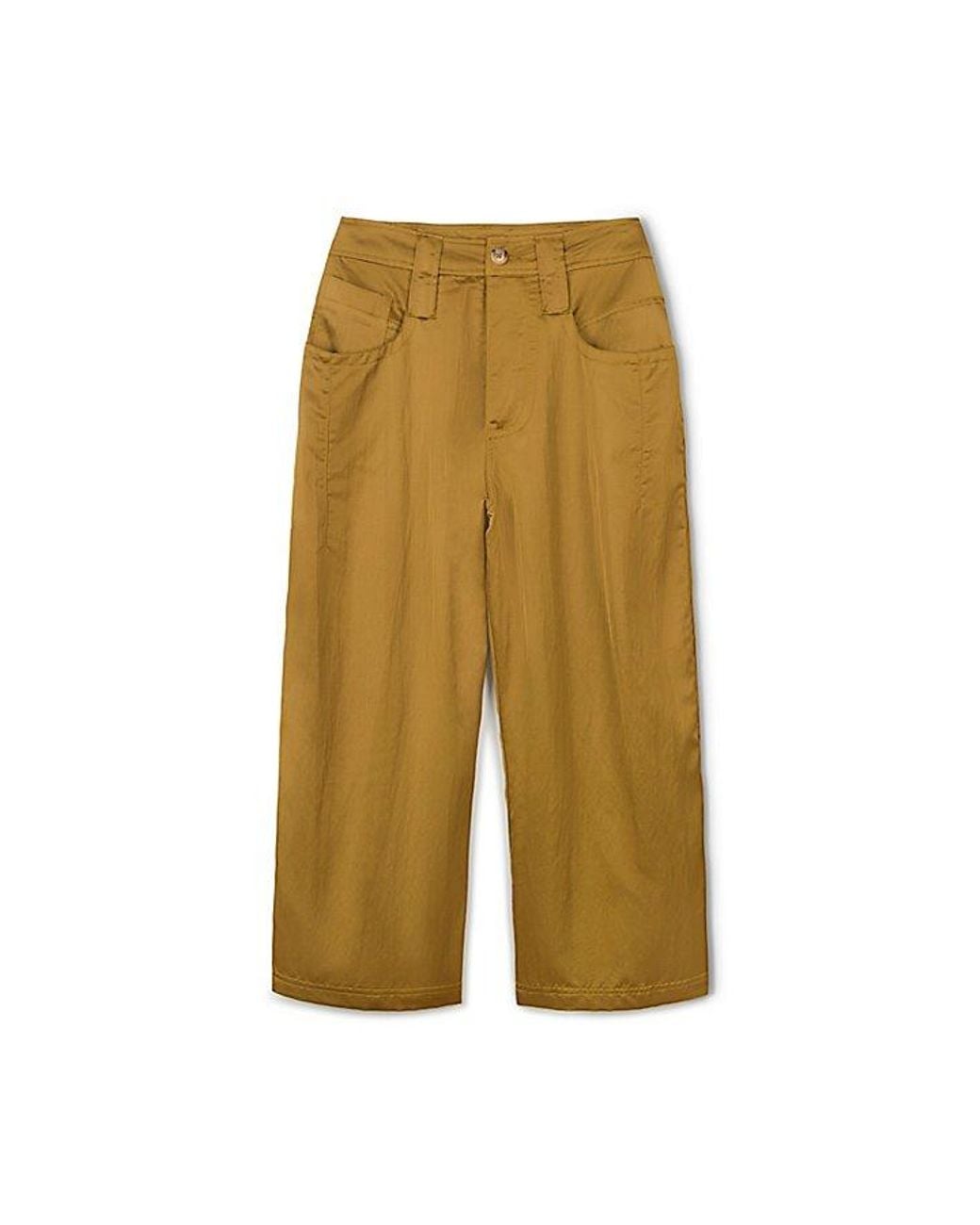 Free People Multicolor Satin Boyfriend Trousers