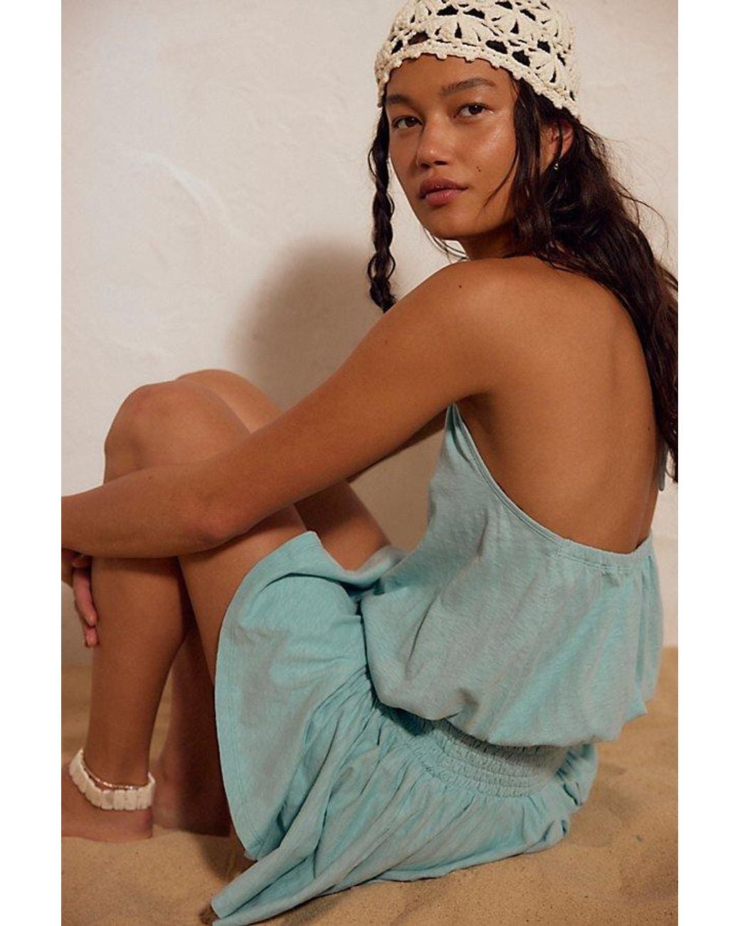 free-est Green La La Luz Mini Dress By