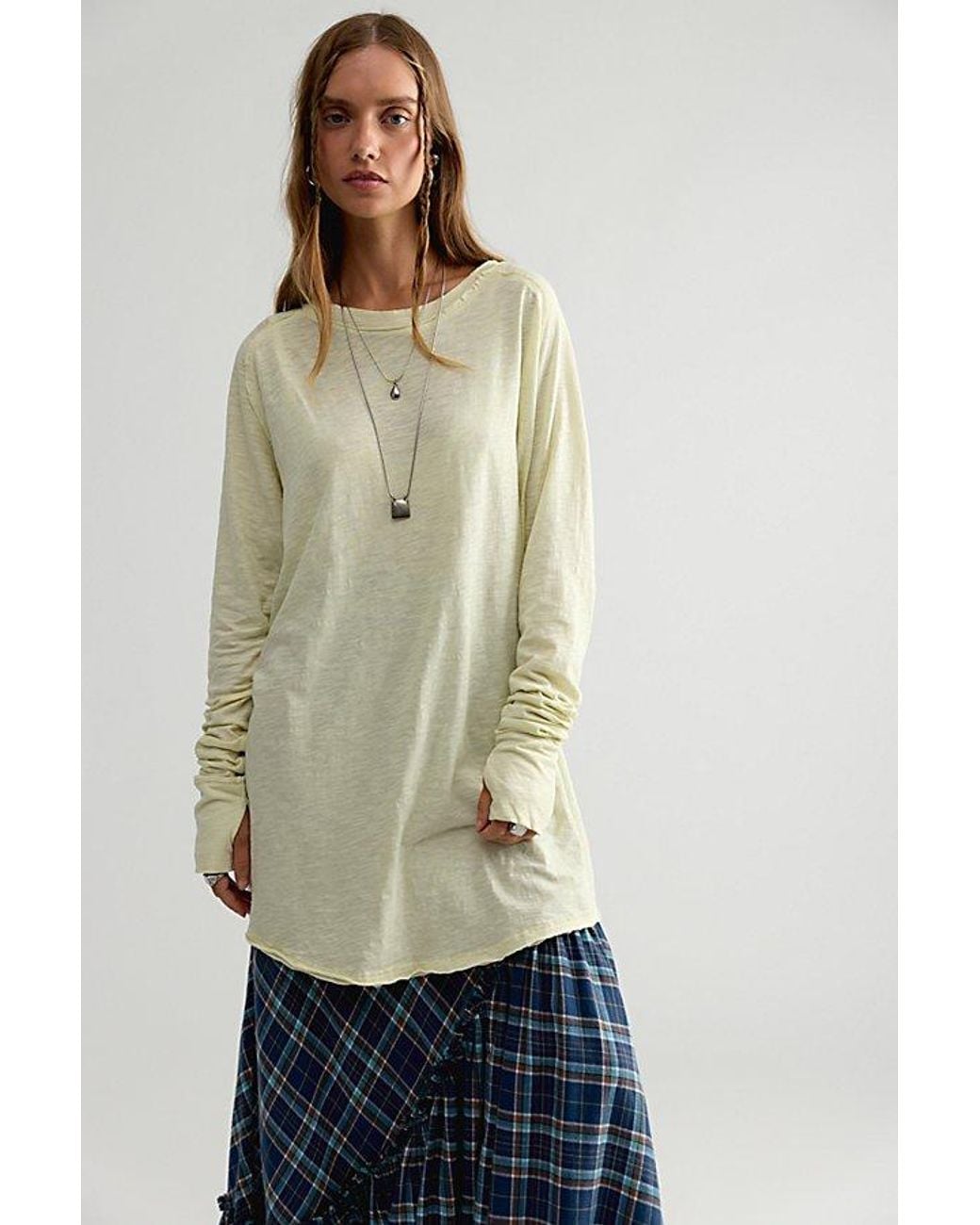 Free People Natural Arden Tee