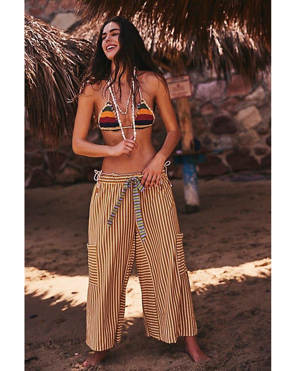 free-est Black Blanche Trousers