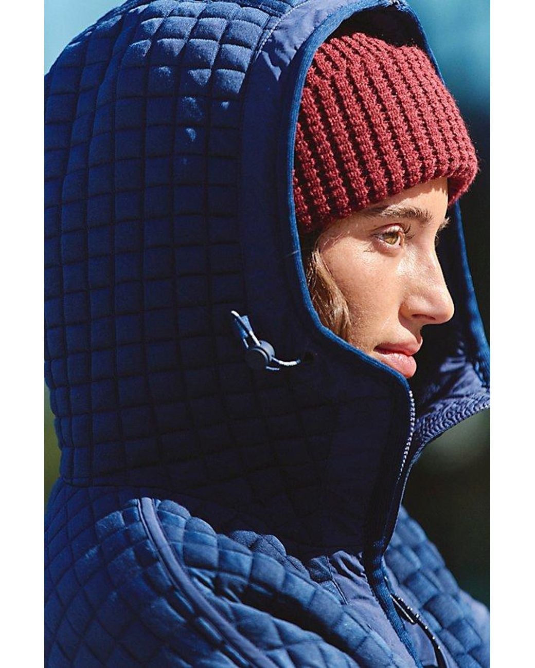 Fp Movement Blue Square Up Jacket