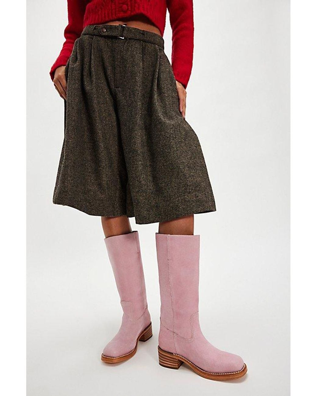 Frye Pink Campus 14L Boots