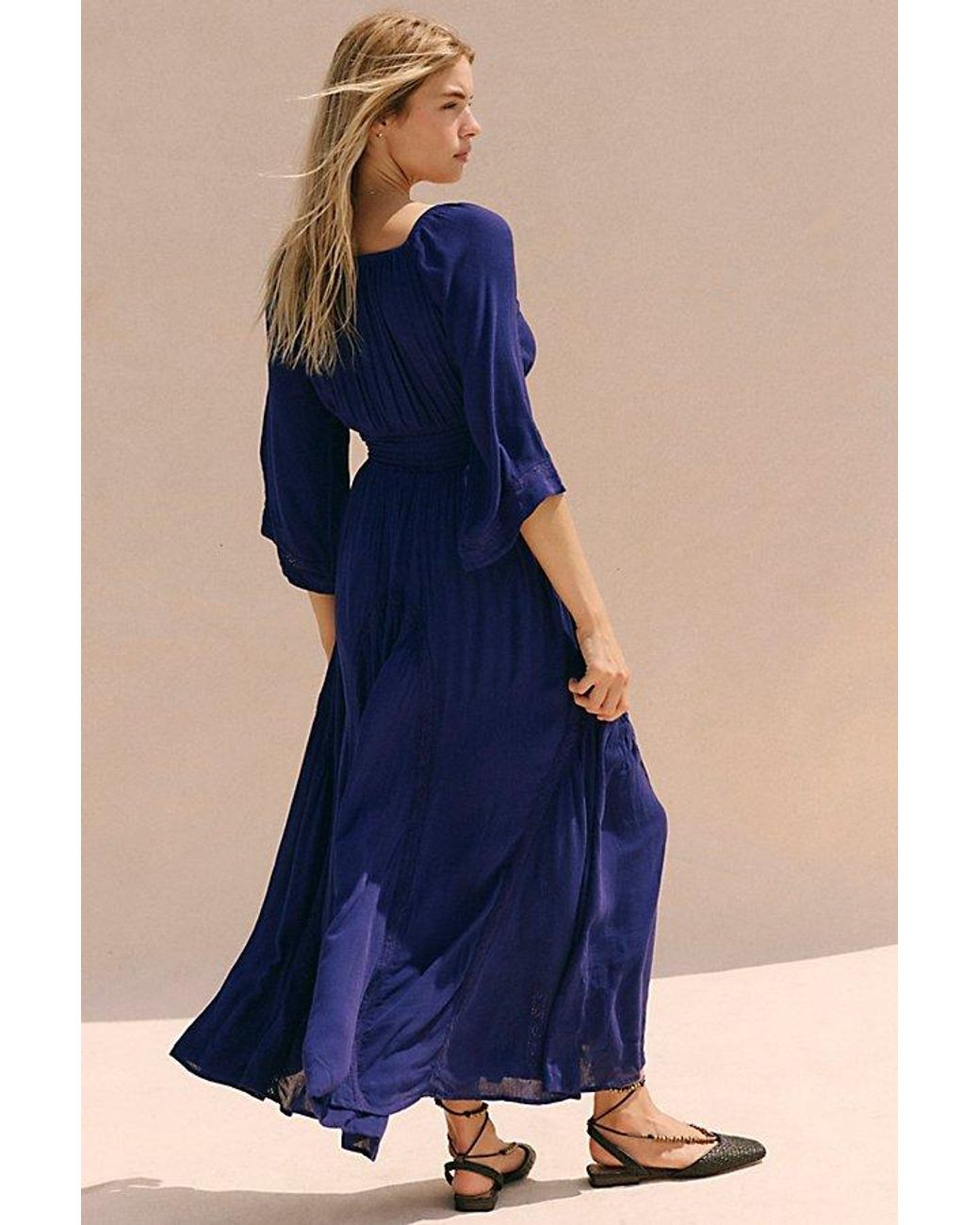 Free People Dixie Maxi Dress in Blue | Lyst