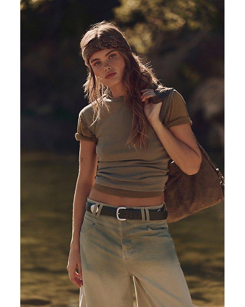 Free People Green Ever Had Tee