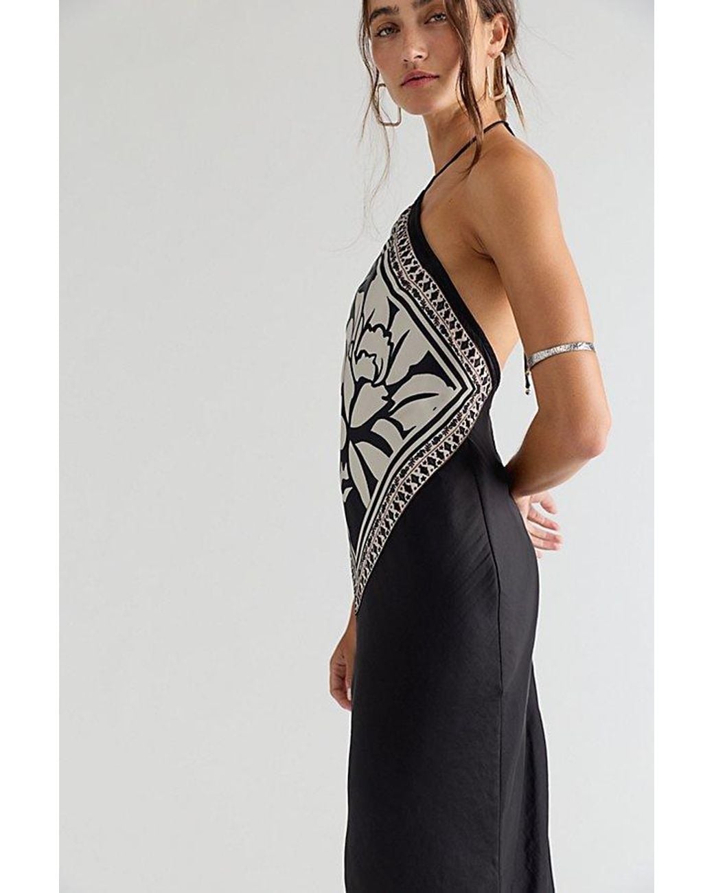 Free People Multicolor Citrine Midi Dress