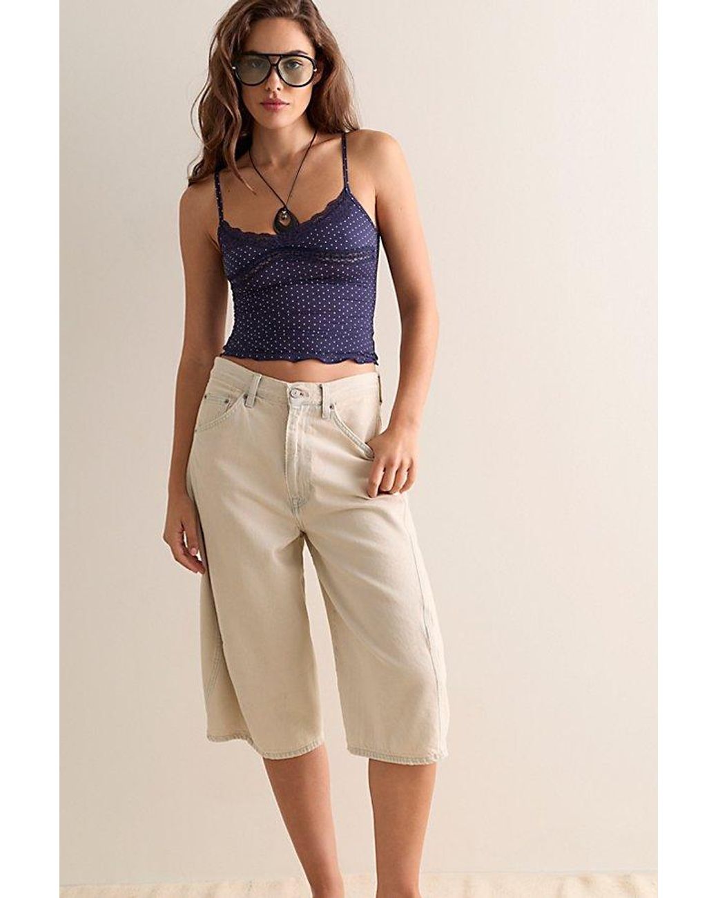 Intimately By Free People Blue Mix & Match Cami By