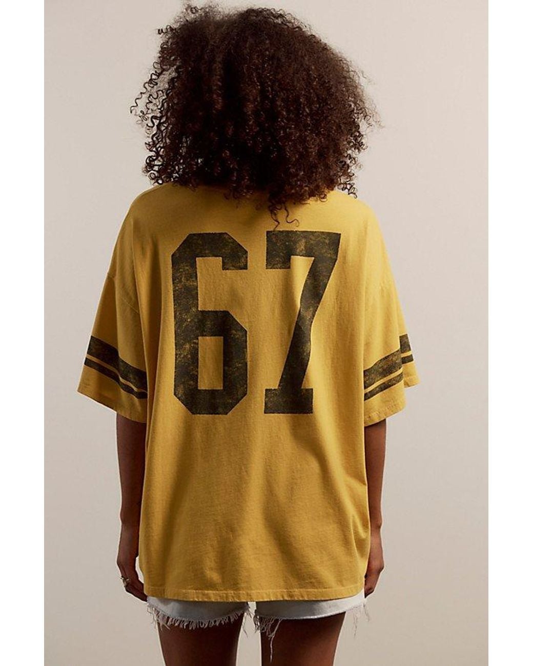 Daydreamer Yellow Fleetwood Mac Baseball Tee