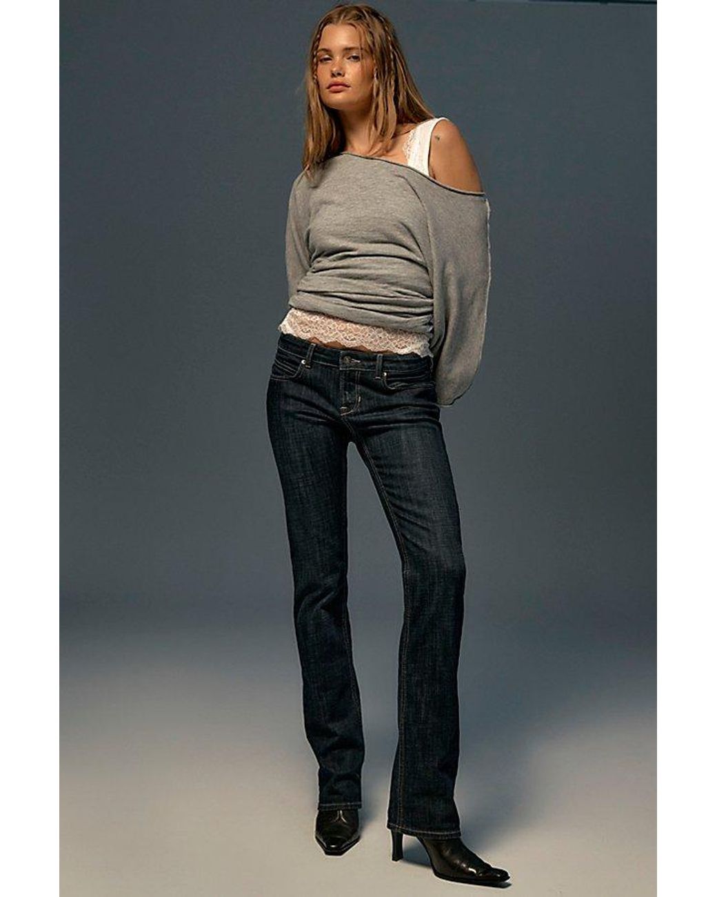 Free People Multicolor Sloane Stacked Skinny Jeans