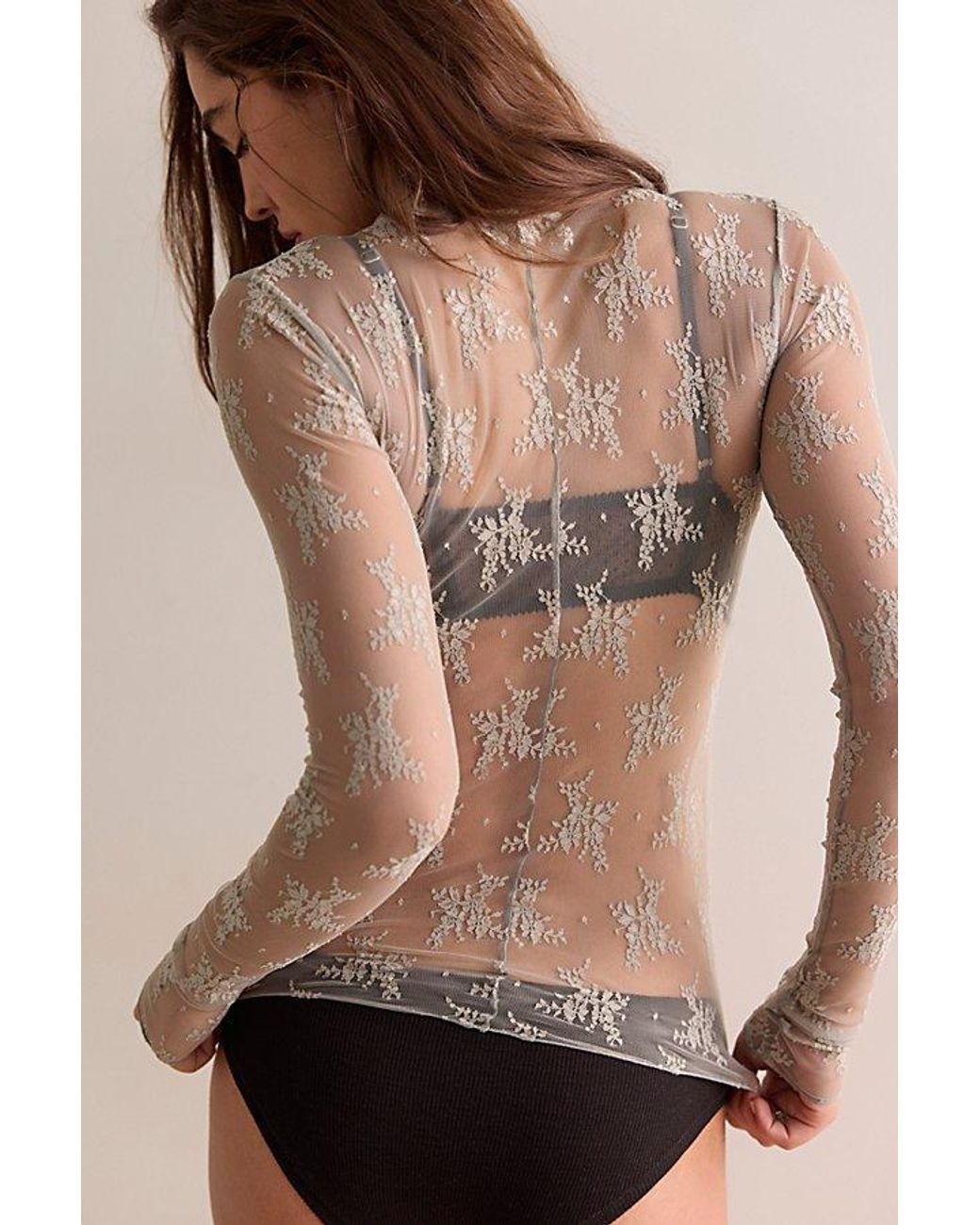 Intimately By Free People Brown Lady Lux Layering Top By