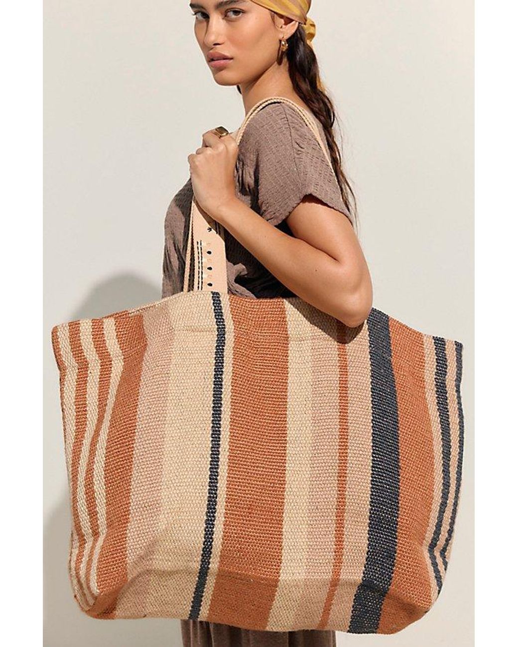 Free People Natural Copacabana Tote