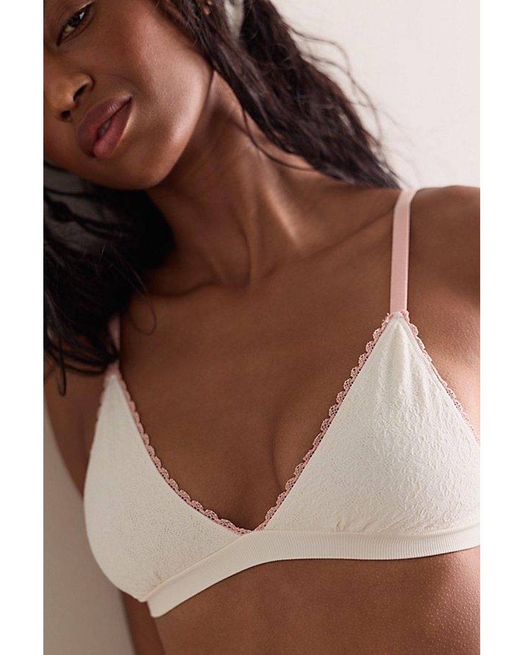 Intimately By Free People Brown Sweet Point Seamless Triangle Bralette By