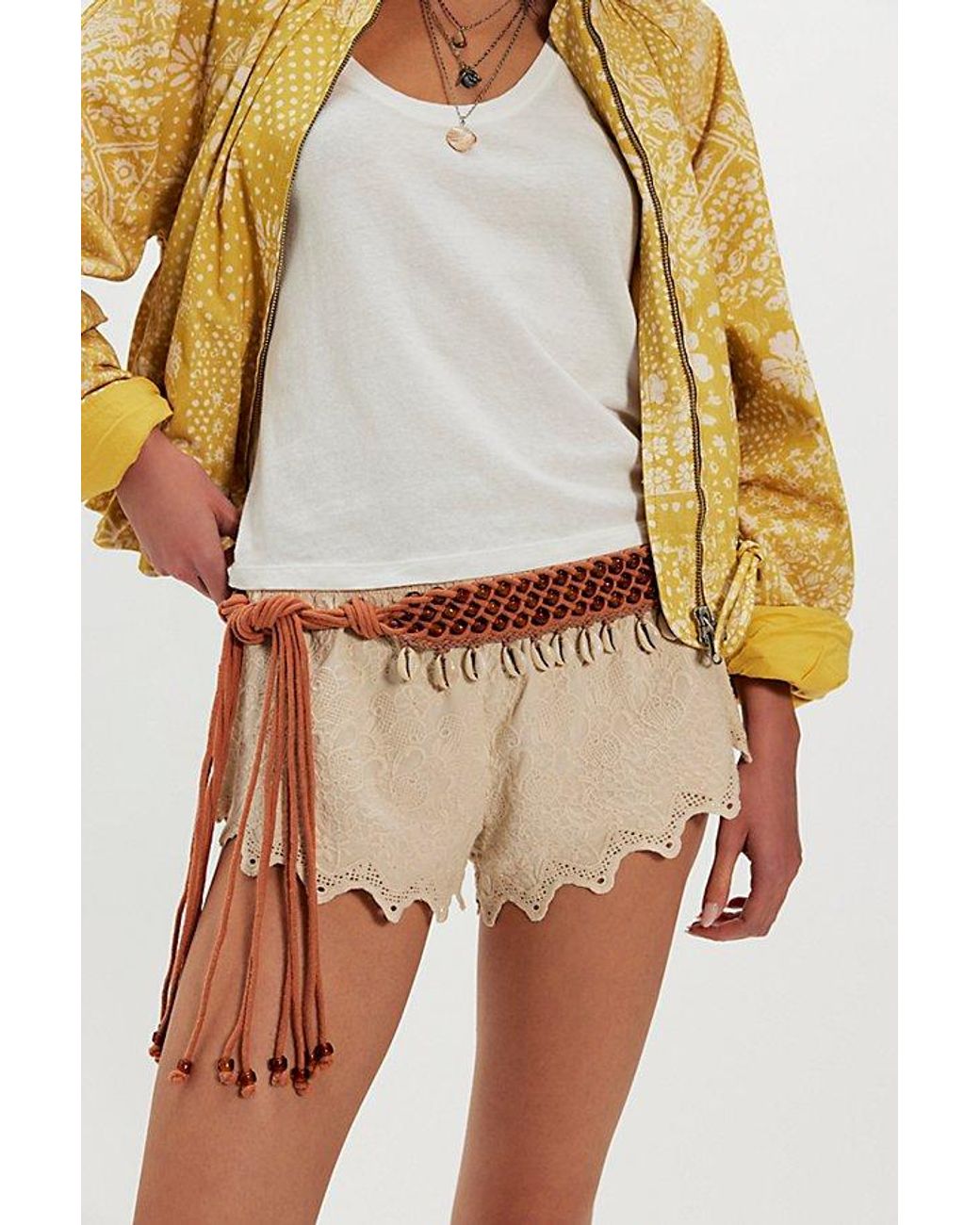 Free People Brown Seaswept Wrap Belt